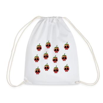 Crânes de fraises - Sac de sport léger - blanc - Devant