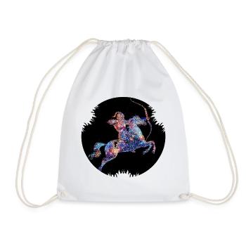 Constellation géométrique du Sagittaire - Sac de sport léger - blanc - Devant