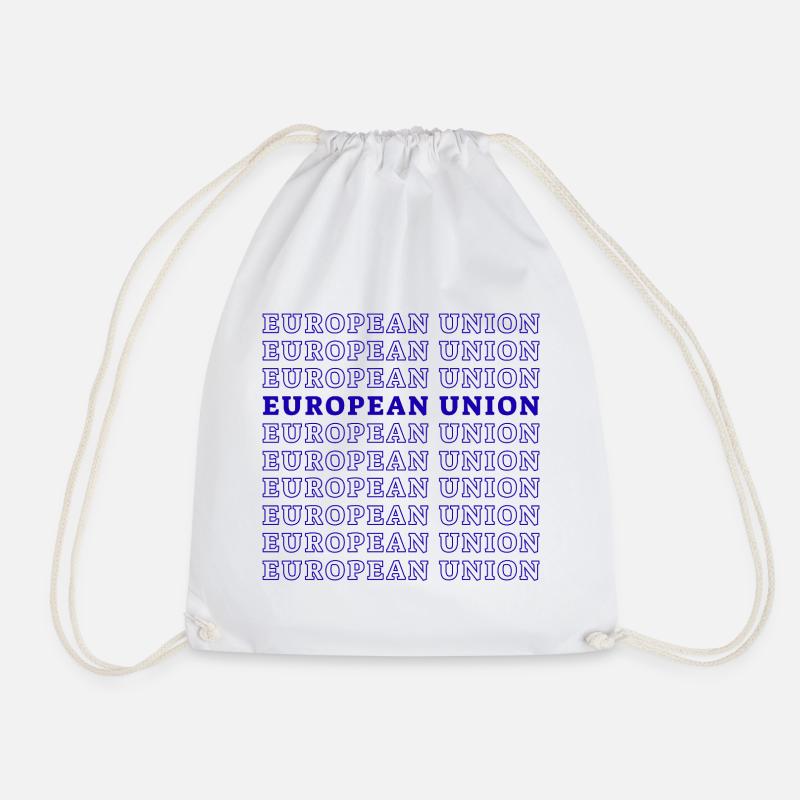 UNION EUROPÉENNE - Sac de sport léger - blanc