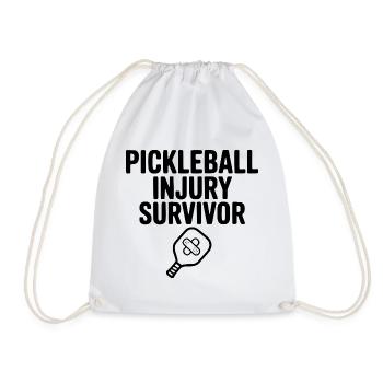 Survivant d’une blessure au pickleball - Sac de sport léger - blanc - Devant