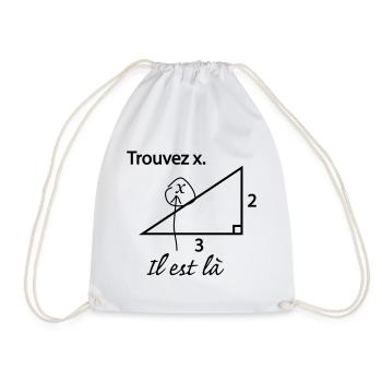 Trouver x - Sac de sport léger - blanc - Devant