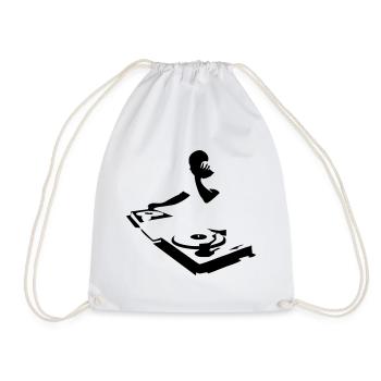 DJ - Sac de sport léger - blanc - Devant