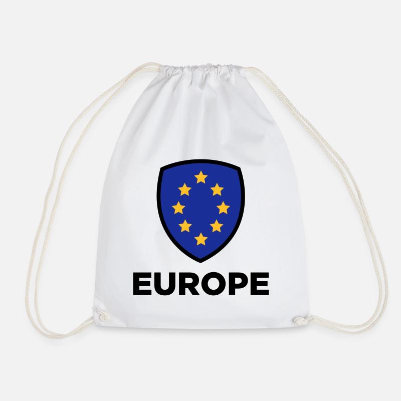 Die Unionsflagge von Europa - Turnbeutel - Weiß