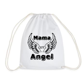 Mama Angel Mutter Muttertag Liebe Geschenk - Turnbeutel - Weiß - Vorne