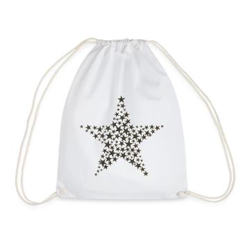 Stars Medellin Brands Star Star Star - Drawstring Bag - white - Front