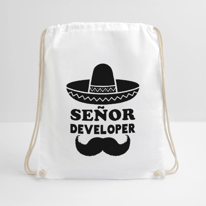 Señor Developer für Programmier & Senior Developer Turnbeutel