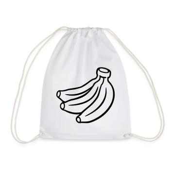 Lustiges Banana Shirt | Geek & Nerd Motiv - Turnbeutel - Weiß - Vorne