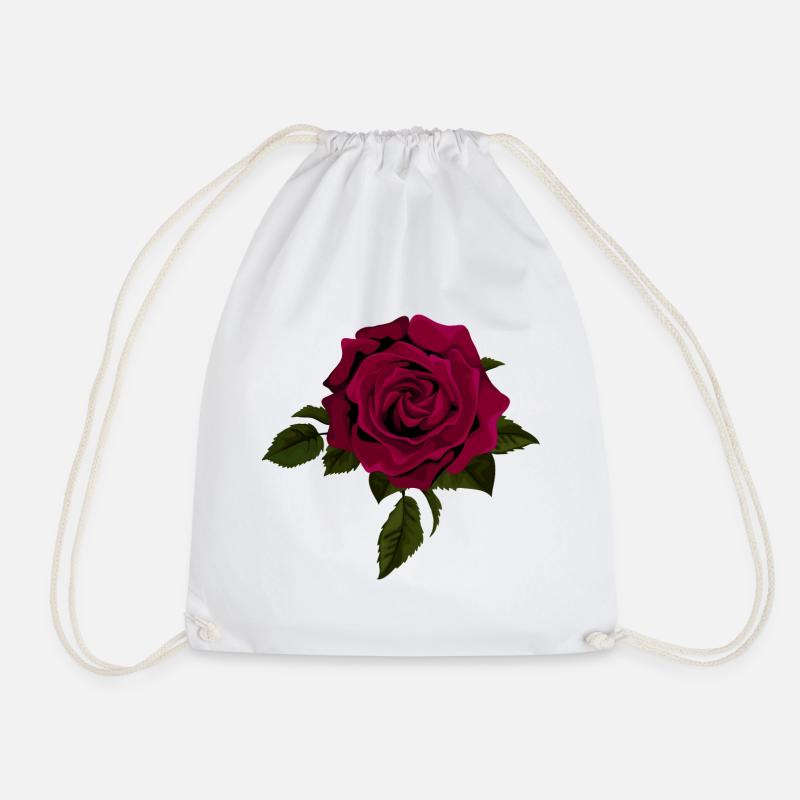 Rose pourpre - Sac de sport léger - blanc