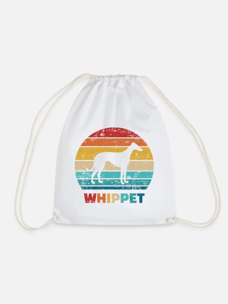 Whippet - Drawstring Bag - white