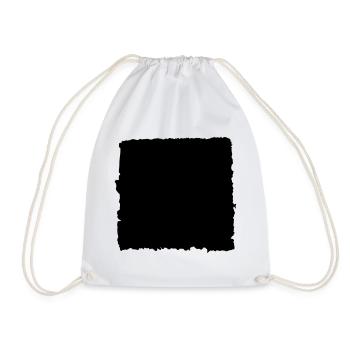 Paper edge - Drawstring Bag - white - Front