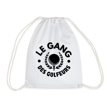 golf, golfeur, fan de golf - Sac de sport léger - blanc - Devant