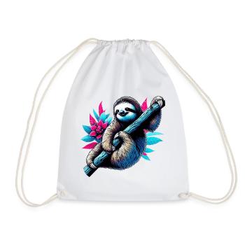 Paresse - Sac de sport léger - blanc - Devant