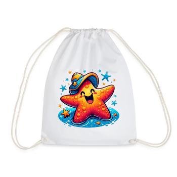 Étoile de mer - Sac de sport léger - blanc - Devant