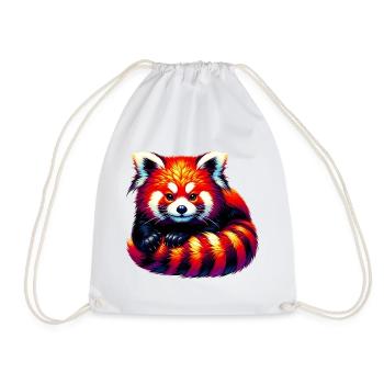 Petit panda - Sac de sport léger - blanc - Devant