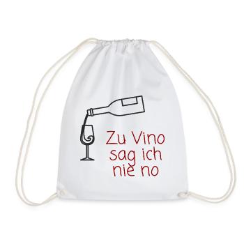Vin et plaisir du vin Humour Design - Sac de sport léger - blanc - Devant