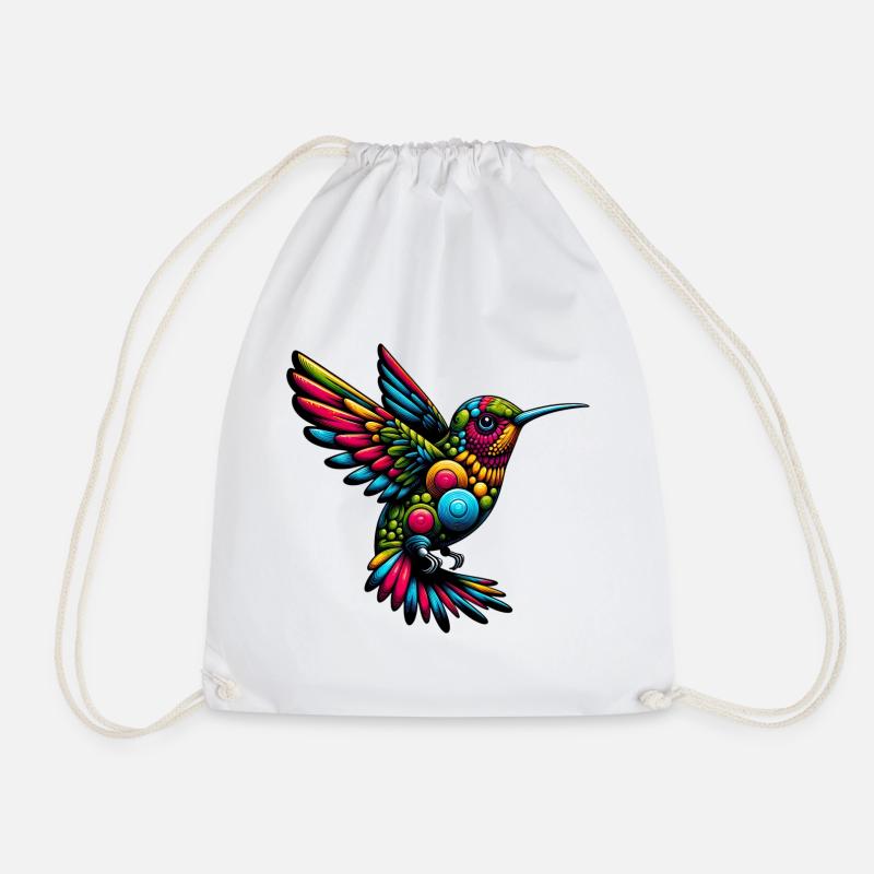 Kolibri - Turnbeutel - Weiß