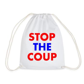 stop the coup - Turnbeutel - Weiß - Vorne