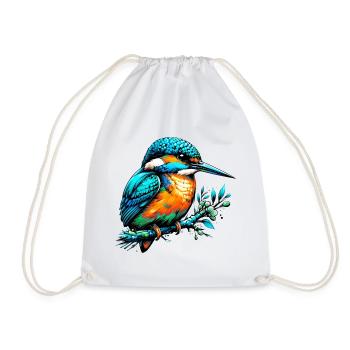 Martin-pêcheur - Sac de sport léger - blanc - Devant