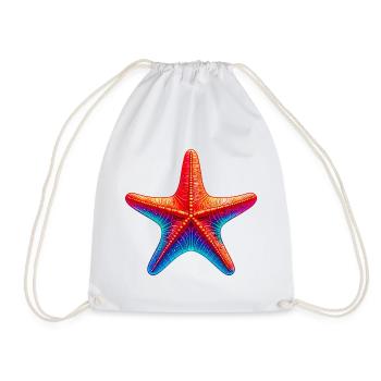 Starfish - Drawstring Bag - white - Front