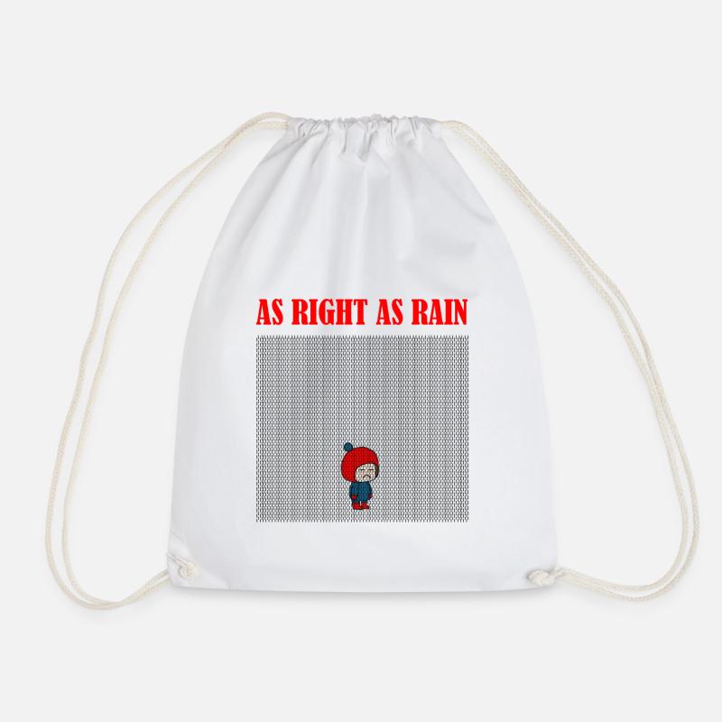 As_right_as_rain - Turnbeutel - Weiß