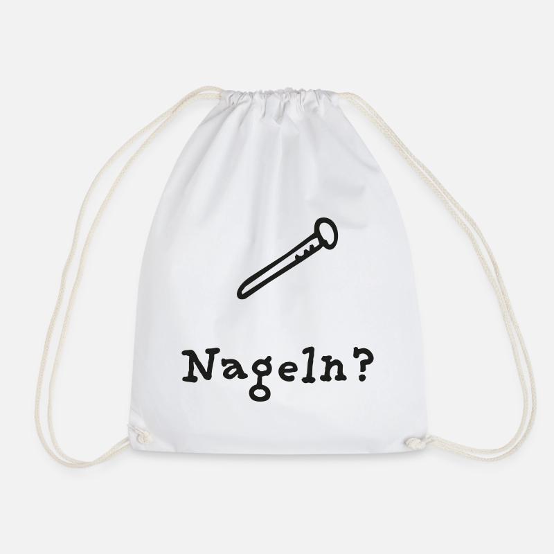 clou - Sac de sport léger - blanc