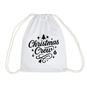 Fête de l’équipage de Noël - Sac de sport léger - blanc - Devant