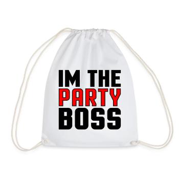 Ich bin der Party Chef - Drawstring Bag - white - Front