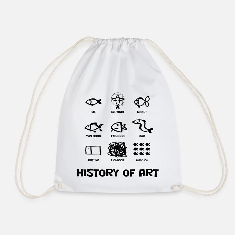 kind of fish - Drawstring Bag - white