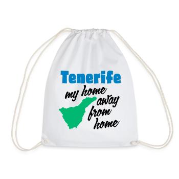 Tenerife ma maison loin de chez moi - Sac de sport léger - blanc - Devant