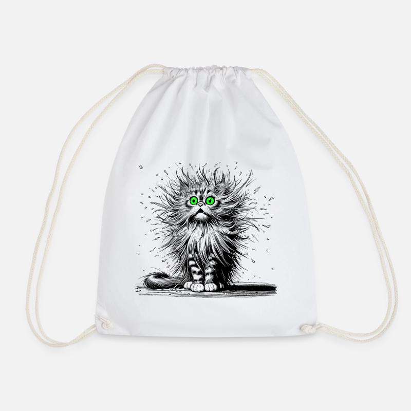 Chat pour se moquer - Sac de sport léger - blanc