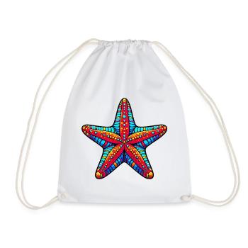 Étoile de mer - Sac de sport léger - blanc - Devant