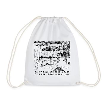 RAINY DAYS - Drawstring Bag - white - Front