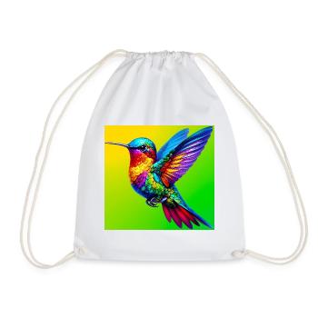 colibri - Sac de sport léger - blanc - Devant