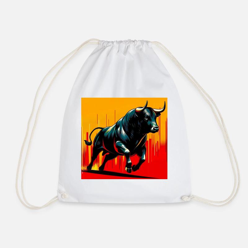 taureau - Sac de sport léger - blanc