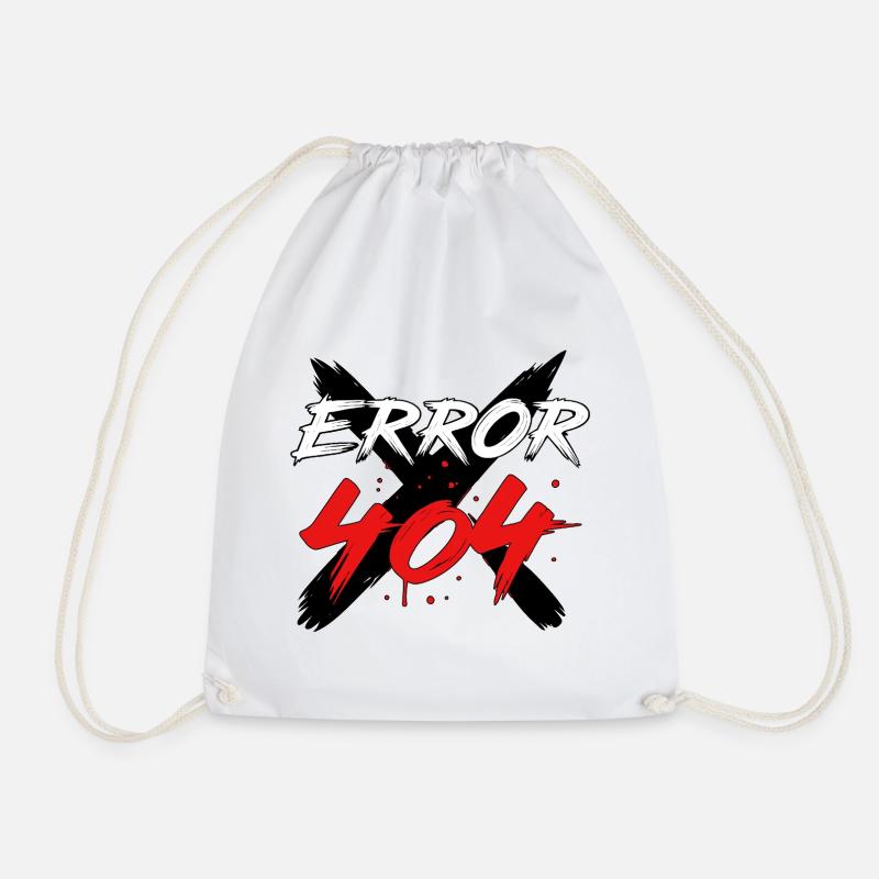 Panneau d’erreur 404 - Sac de sport léger - blanc