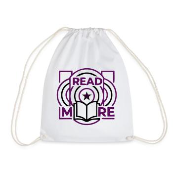Lire la suite Emblème des cercles de livres - Sac de sport léger - blanc - Devant