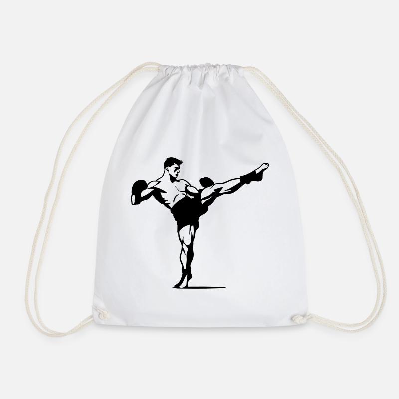Kickboxen - Turnbeutel - Weiß