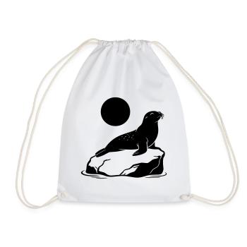 Phoque - Sac de sport léger - blanc - Devant
