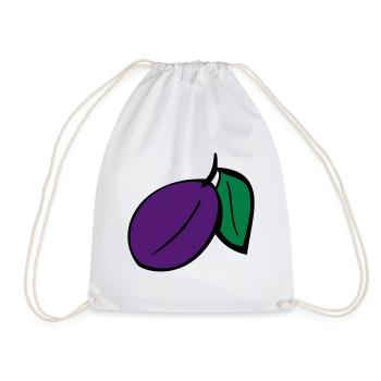 Prune - Sac de sport léger - blanc - Devant
