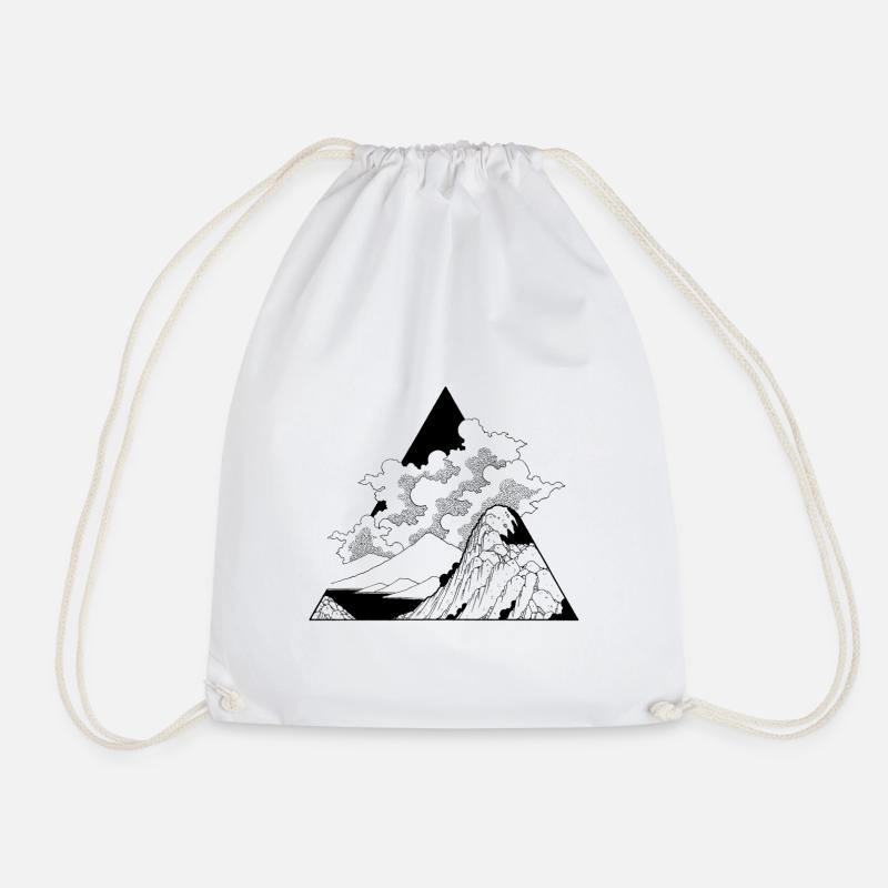 189 - Drawstring Bag - white