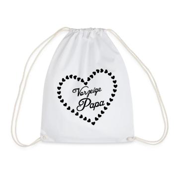 Vorzeigepapa Vater Vatertag Liebe Geschenk - Turnbeutel - Weiß - Vorne