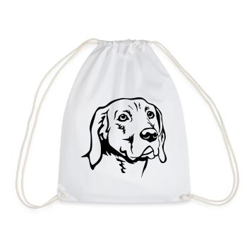 Gonczy Polski Head - Drawstring Bag - white - Front
