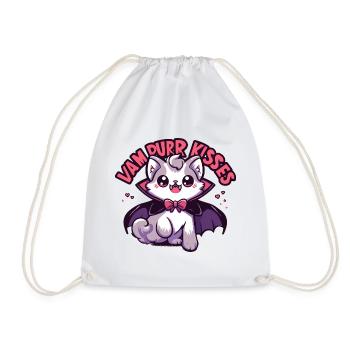 VAMPURR KÜSSE - Turnbeutel - Weiß - Vorne