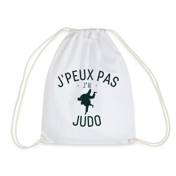 J peux pas j ai judo - Sac de sport léger - blanc - Devant