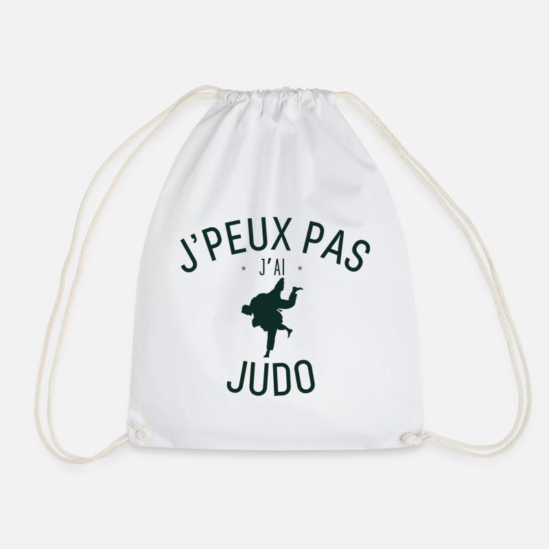 J peux pas j ai judo - Sac de sport léger - blanc