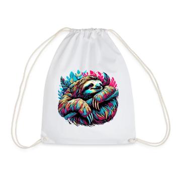 Paresse - Sac de sport léger - blanc - Devant