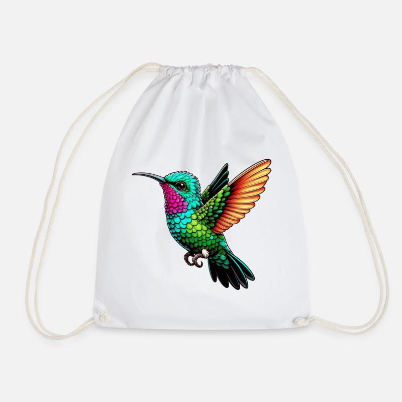 Kolibri - Turnbeutel - Weiß