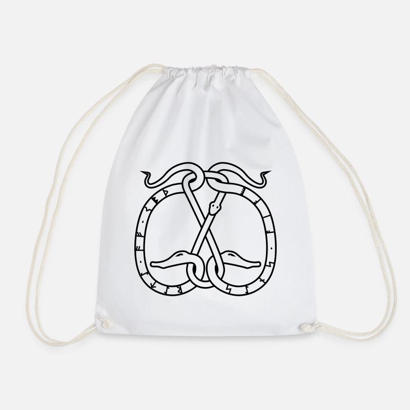 Memory - Drawstring Bag - white