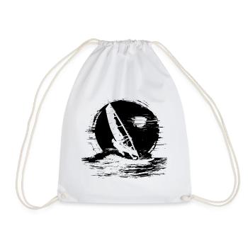 Windsurfen Fan - Turnbeutel - Weiß - Vorne