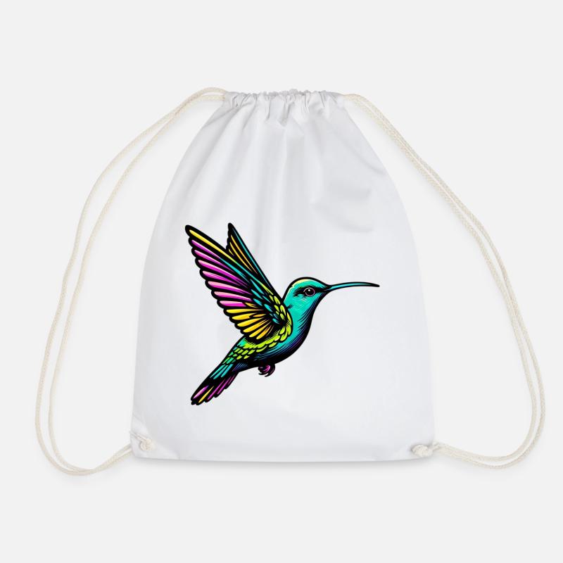 Kolibri - Turnbeutel - Weiß
